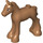 LEGO Mittleres dunkles Fleisch Foal mit Brown Augen und Eyebrow (11241 / 101143)