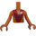 LEGO Medium Dark Flesh Friends Torso with Robes (73161 / 92456)