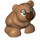 LEGO Mittleres dunkles Fleisch Hamster mit Reddish Brown Nose (83506)