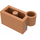 LEGO Mittleres dunkles Fleisch Scharnier Backstein 1 x 4 Base (3831)