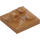 LEGO Beige Moyennement Foncé Charnière assiette 2 x 2 avec 1 Verrouillage Finger sur Haut (53968 / 92582)