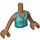 LEGO Medium donker vleeskleurig Layla Friends Torso (73141 / 92456)