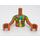 LEGO Medium Dark Flesh Leo (Lime Shirt with Water Melon Slices) Friends Torso (Boy) (73161)