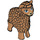 LEGO Mittleres dunkles Fleisch Llama mit Blau Augen (65405 / 68879)