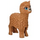 LEGO Mittleres dunkles Fleisch Llama mit Blau Augen (65405 / 68879)