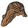 LEGO Mittleres dunkles Fleisch Lange Wellig Haar mit Ragged Unterseite (11908)