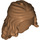 LEGO Medium Dark Flesh Long Wavy Tied Back Hair (18637 / 92258)