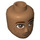 LEGO Medium Dark Flesh Luiz Male Minidoll Head (28649 / 105950)