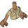 LEGO Medium Dark Flesh Matthew Torso, Jungle Vest with Pockets (11408 / 92456)