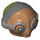 LEGO Medium Dark Flesh Maz Kanata Head (24977)