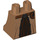 LEGO Medium Dark Flesh Minifigure Skirt with Brown Helga Hufflepuff Robes (36036 / 41809)