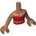 LEGO Chair moyenne foncée Moana (43210) Friends Torse (73141 / 92456)