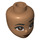 LEGO Medium Dark Flesh Moana Female Minidoll Head (66752 / 92198)