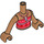 LEGO Medium Dark Flesh Moana Friends Torso (35862 / 59637)