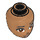 LEGO Medium Dark Flesh Moana - Minidoll Head (29761 / 92198)