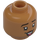 LEGO Medium donker vleeskleurig Moana Minifiguur Hoofd (Verzonken solide nop) (3626 / 102142)