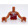 LEGO Mittleres dunkles Fleisch Moana - Rot Rock Friends Torso (92456)