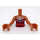 LEGO Medium donker vleeskleurig Moana - Zandbruin Rok Friends Torso (92456)