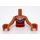 LEGO Mittleres dunkles Fleisch Moana - Tan Skirt Friends Torso (92456)