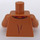 LEGO Mittleres dunkles Fleisch Mr Flume Minifigur Torso (973 / 76382)