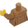 LEGO Středně tmavá tělová Open Bunda s Tři Knoflíky over Sand Modrá Košile ženský Trup (973 / 76382)