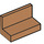LEGO Mittleres dunkles Fleisch Panel 1 x 2 x 1 mit abgerundeten Ecken (4865 / 26169)
