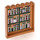 LEGO Medium Dark Flesh Panel 1 x 6 x 5 with Brick Pattern and Book shelves Sticker (59349)