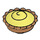 LEGO Medium Donker Vleeskleurig Pie met Geel Cream Filling (16987 / 93568)
