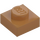 LEGO Beige Moyennement Foncé assiette 1 x 1 (3024 / 30008)