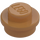 LEGO Medium donker vleeskleurig Plaat 1 x 1 Rond (6141 / 30057)