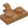 LEGO Mittleres dunkles Fleisch Platte 1 x 2 mit Horizontaler Clip (11476 / 65458)