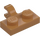 LEGO Mittleres dunkles Fleisch Platte 1 x 2 mit Horizontaler Clip (11476 / 65458)