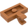 LEGO Mittleres dunkles Fleisch Platte 1 x 2 mit Horizontaler Clip (11476 / 65458)