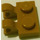 LEGO Carne oscura medio Placa 1 x 2 con Horizontal Clips (Clips &quot;O&quot; abiertos) (49563 / 60470)