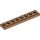 LEGO Medium donker vleeskleurig Plaat 1 x 8 met Deur spoor (4510)