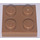 LEGO Medium Dark Flesh Plate 2 x 2 (3022)