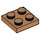 LEGO Medium Donker Vleeskleurig Plaat 2 x 2 (3022 / 94148)