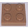 LEGO Medium Dark Flesh Plate 2 x 2 (3022 / 94148)