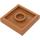 LEGO Medium Donker Vleeskleurig Plaat 2 x 2 met groef en 1 Midden Stud (23893 / 87580)