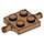 LEGO Mittleres dunkles Fleisch Platte 2 x 2 mit Zwei Rad Holders (4600 / 67687)