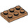 LEGO Mittleres dunkles Fleisch Platte 2 x 3 (3021)