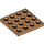 LEGO Medium Donker Vleeskleurig Plaat 4 x 4 (3031)