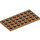 LEGO Medium Dark Flesh Plate 4 x 8 (3035)