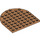 LEGO Mittleres dunkles Fleisch Platte 8 x 8 Runden Hälfte Kreis (41948)