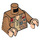 LEGO Mittleres dunkles Fleisch Poe Dameron Minifig Torso (973 / 76382)