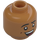 LEGO Medium Dark Flesh Prince Naveen Minifigure Head (Recessed Solid Stud) (3274 / 104027)