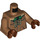 LEGO Medium Dark Flesh Professor Pomona Sprout Minifig Torso (973)