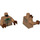 LEGO Medium Dark Flesh Professor Pomona Sprout Minifig Torso (973 / 76382)