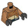 LEGO Medium Dark Flesh Qi&#039;Ra Fur Coat Torso (973 / 76382)