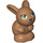 LEGO Medium Dark Flesh Rabbit with Green Eyes (36276)
